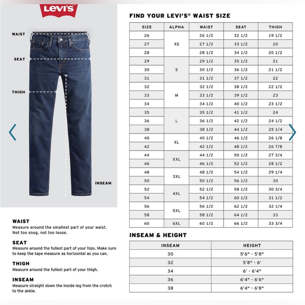 NWT Levi’s Men’s 514 Straight-fit Flex Jeans Size 36x34 - Picture 5 of 6